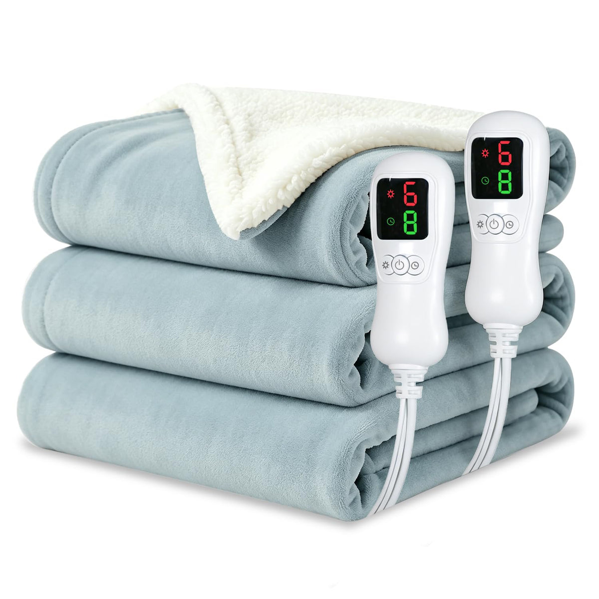 Yueco electric blanket queen size delivers even warmth across the bed for comfy nights