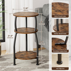 Yuede bottom shelf ideal for baskets or plants.