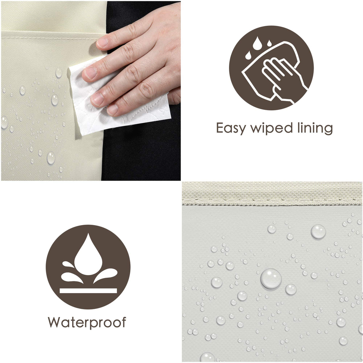 YUELAN 600D Oxford fabric withstands daily use and wear