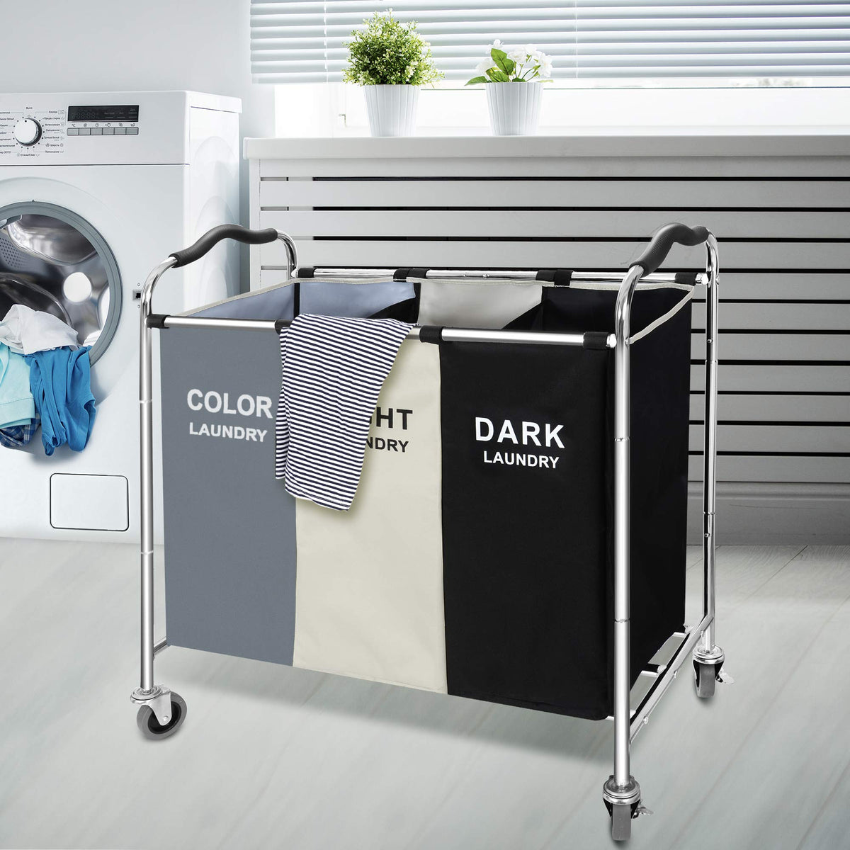 YUELAN freestanding storage works in dorms, bedrooms, and bathrooms