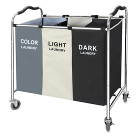 YUELAN laundry basket waterproof lining prevents odors during transport