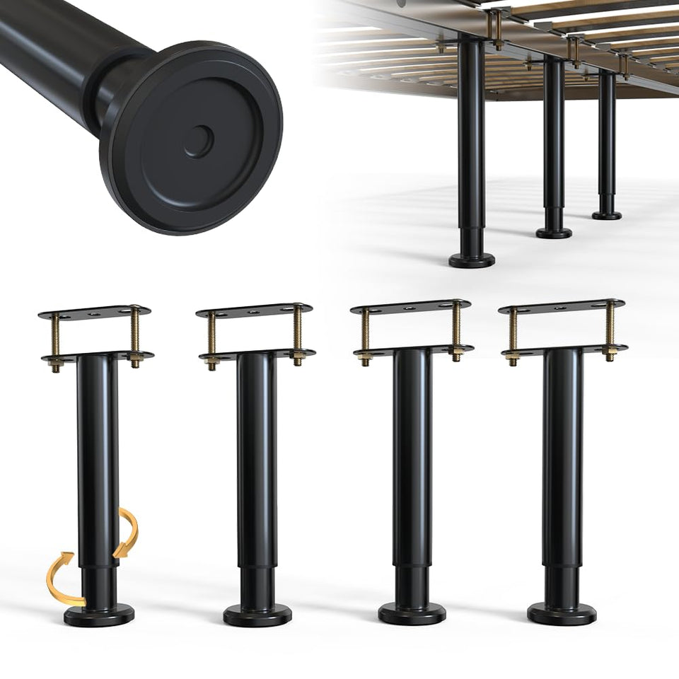 YUEYIN under-bed leg base strengthens center support for sturdy mattresses