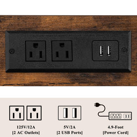 YUFAM sturdy wooden desktop with solid wood pillars for reliable daily use.