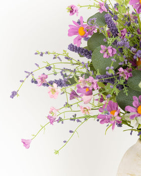 YUGALI no-shed artificial stems stay vibrant with zero watering and maintenance.