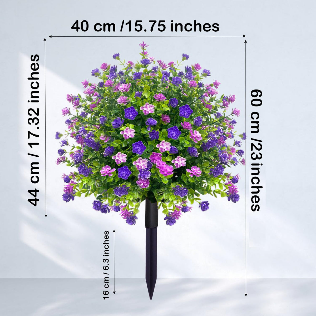Office balcony display with YUGYUM topiary for greenery indoors or outdoors.