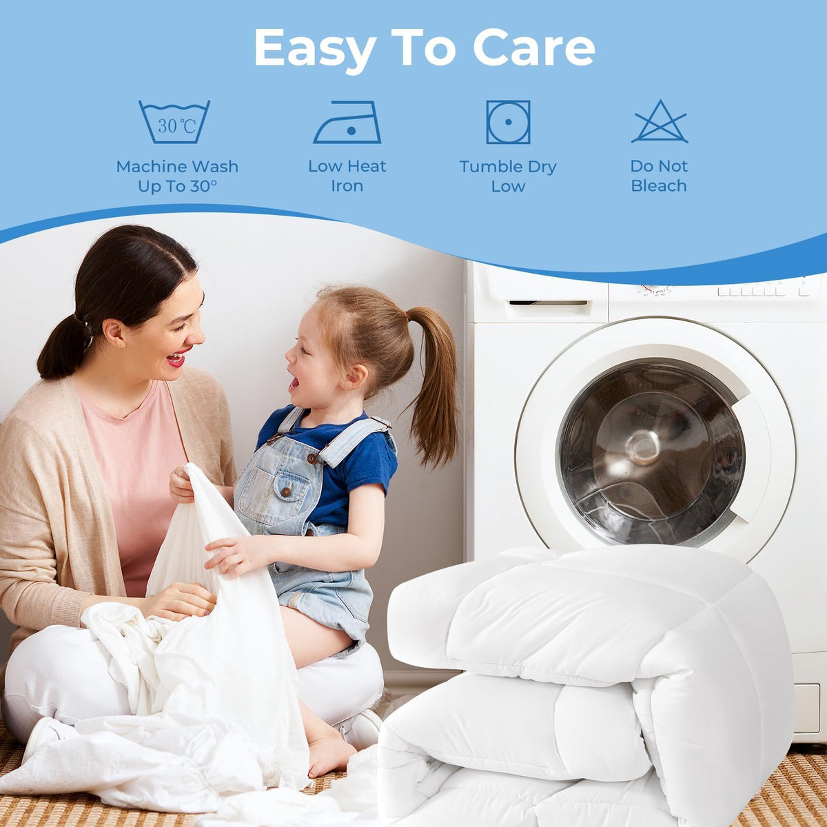 YUGYVOB down-alternative filling delivers cloud-like softness for all-night comfort