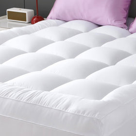 YUGYVOB mattress pad extra thick cooling for night-long comfort
