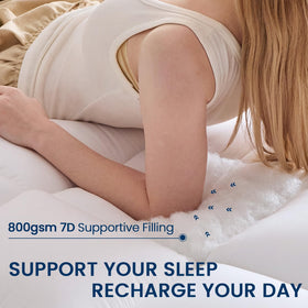 YUGYVOB square-quilting keeps the filling evenly distributed for lasting comfort
