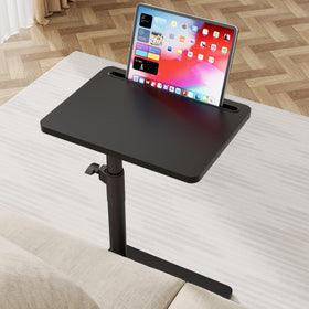 YUHFERA couch-side table with integrated drink slot for relaxed evenings