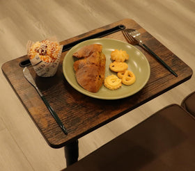 YUHFERA multipurpose snack table ideal for bed or couch use.