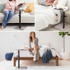 YUHFERA multipurpose snack table for couch, bed, or chair