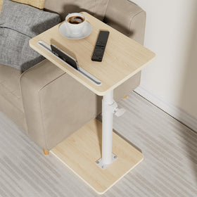 YUHFERA sofa armrest tray table under couch delivering rock-solid support for meals and laptops.