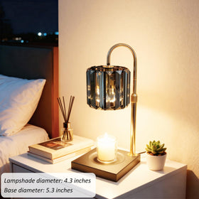 Yuichoy Candle Warmer Lamp dimmable brightness for customizable scent release