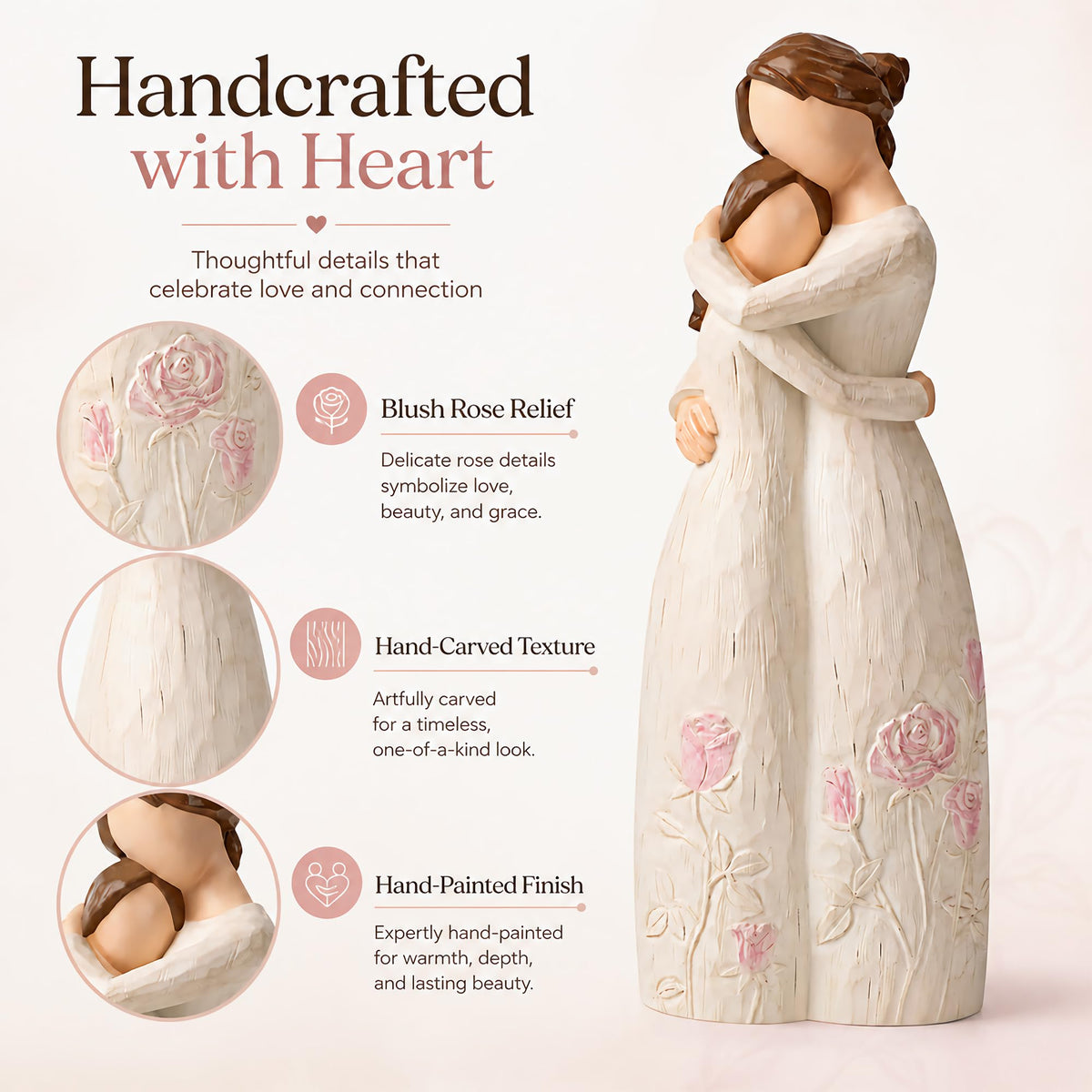 Yuideary handcrafted resin figurine makes a unique, heartfelt gift.