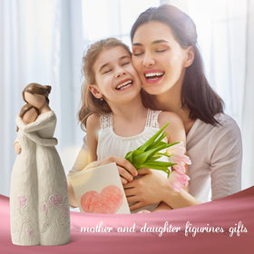 Yuideary figurine angled view shows graceful pose, perfect for display in living rooms.