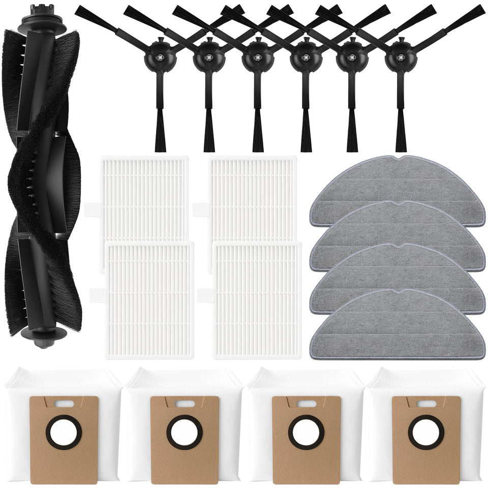 YUJINRU Tapo RV30 Max main roller brush for deep cleaning on all floor types.