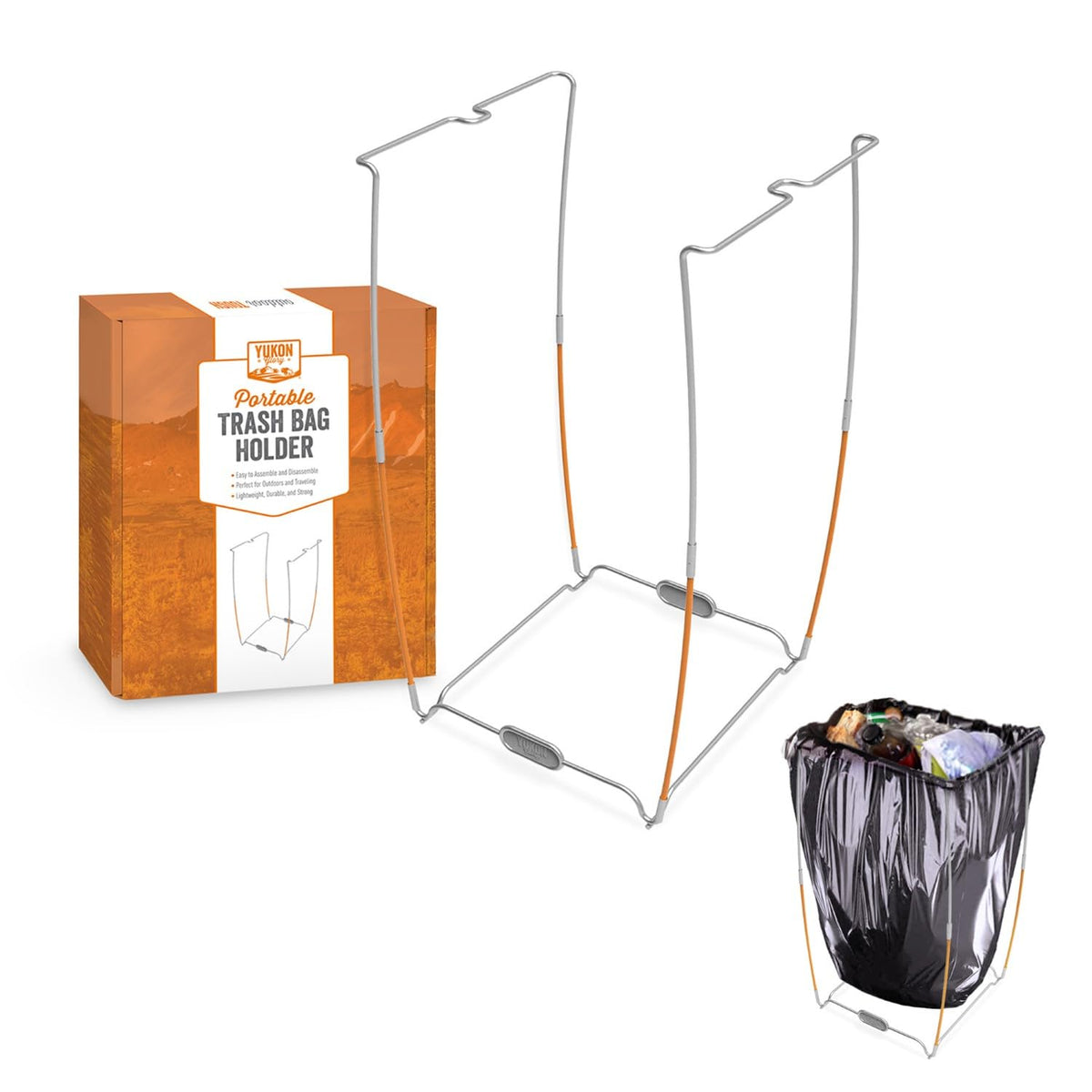 Travel bag stores the stand neatly after camping adventures.