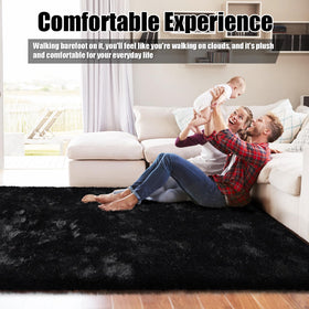 Yulidayang fluffy rug designed for kid-friendly play and soft surfaces.