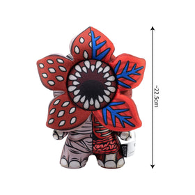 YuMe Trilobal Tricot fabric sheen on Demogorgon plush