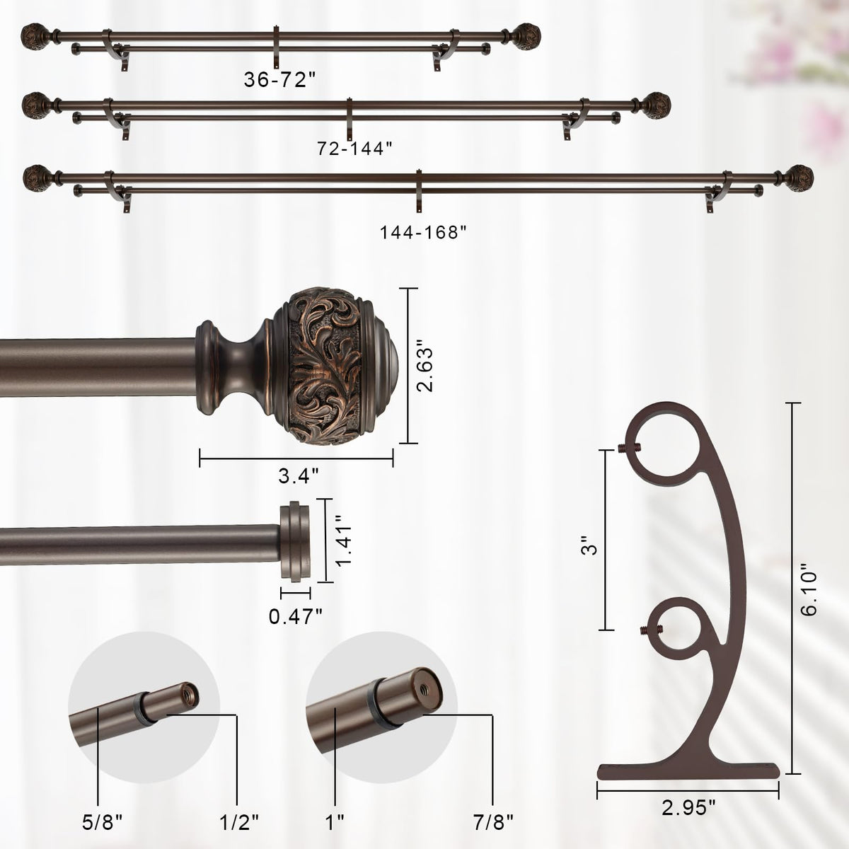 YuMierle premium aluminum brackets ensure lasting mounting strength.