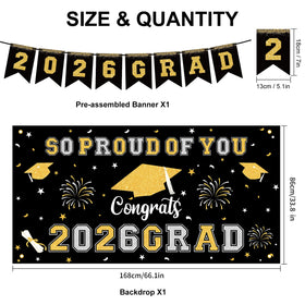 Yunfan 12in balloons in black and gold ideal for festive ceilings and photos