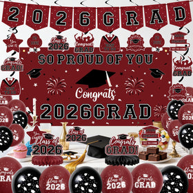 Yunfan 66x34 inch backdrop for a striking graduation photo wall.