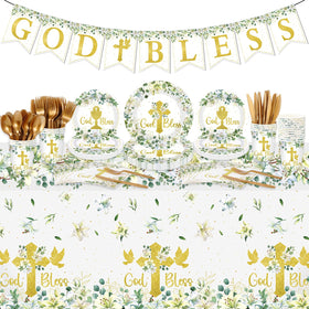 Yungyan God Bless baptism full-set for 24 guests, ready for events