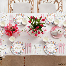 Yungyan Mother's Day wildflower dual-layer napkins for easy cleanup