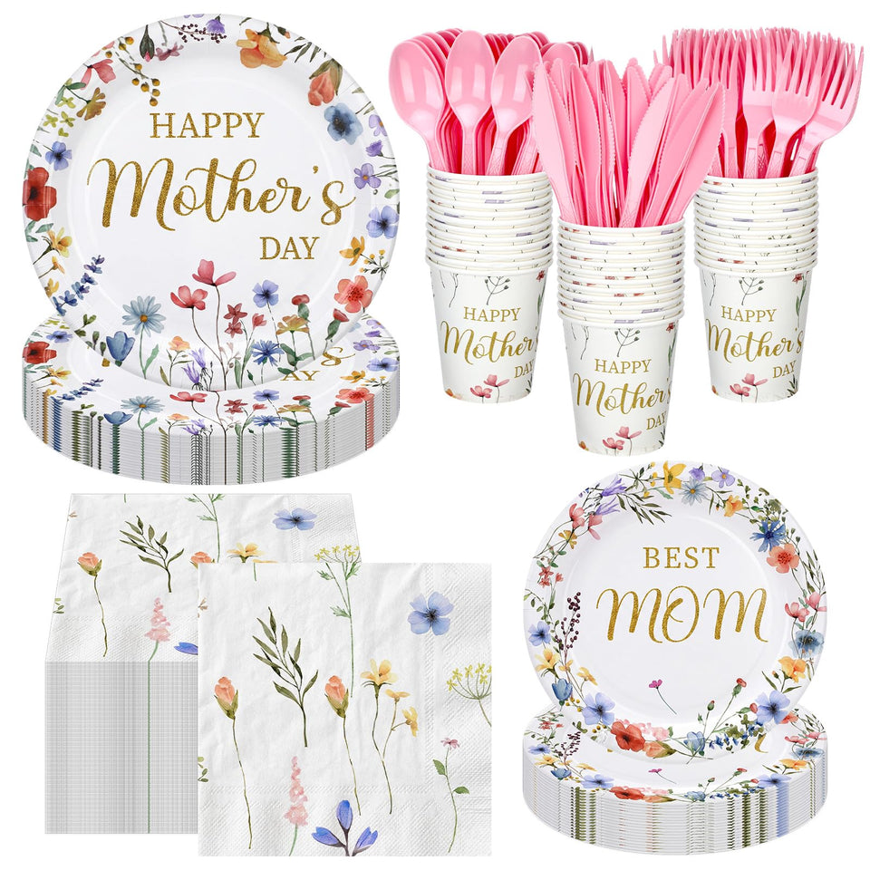 Yungyan Mother's Day wildflower 7-inch plate ideal for appetizers