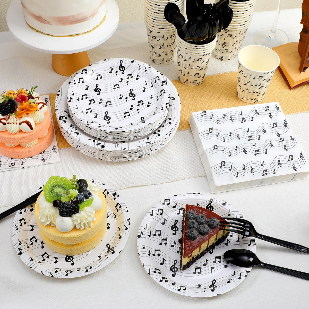 Yungyan musical note cups perfect for beverages at events.