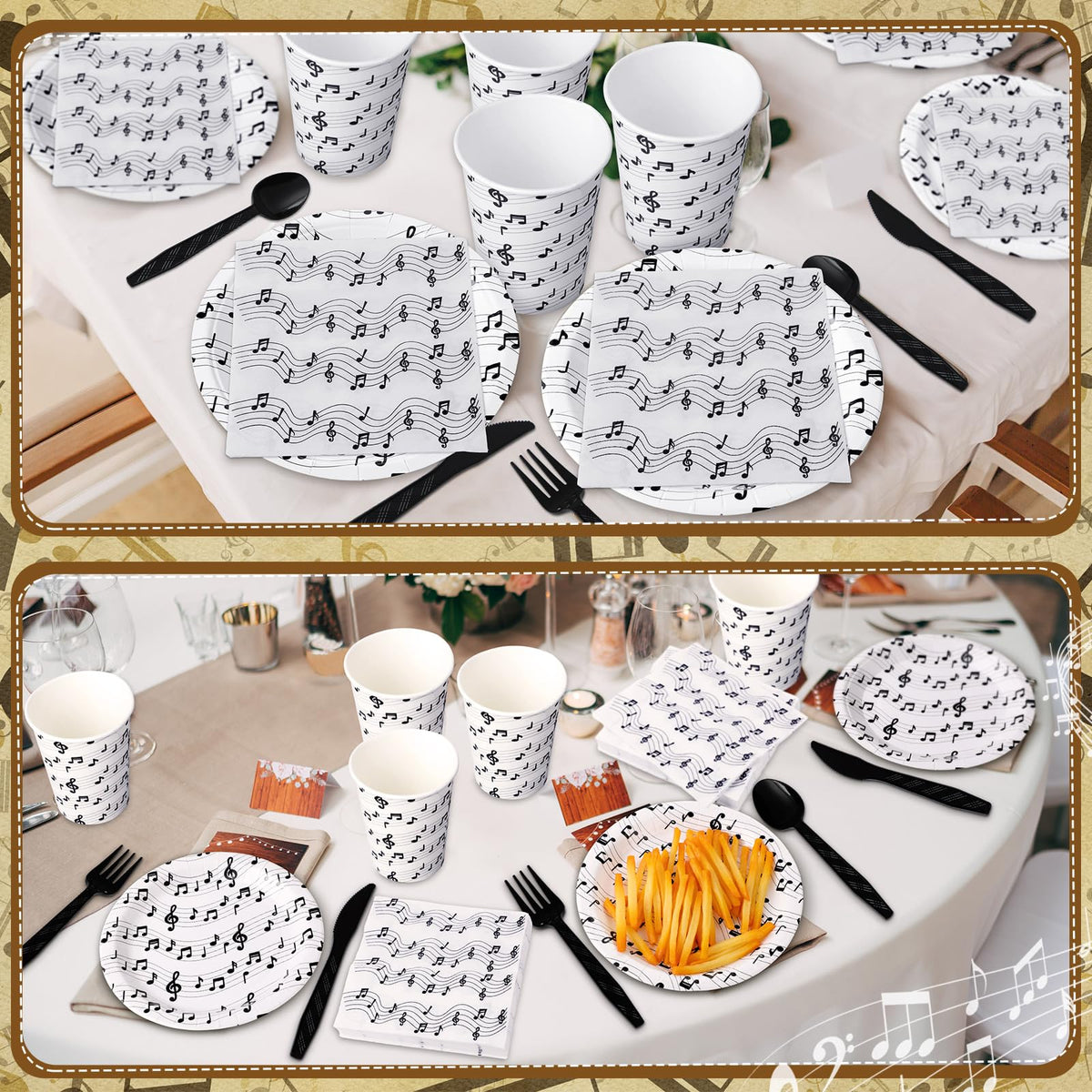 Yungyan plastic cutlery set disposable for easy cleanup.