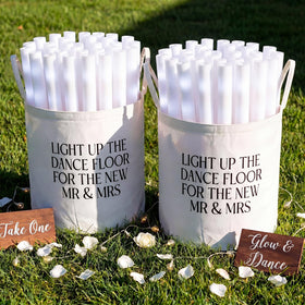 Yungyan 2-pack white-handled wedding baskets for elegant event storage