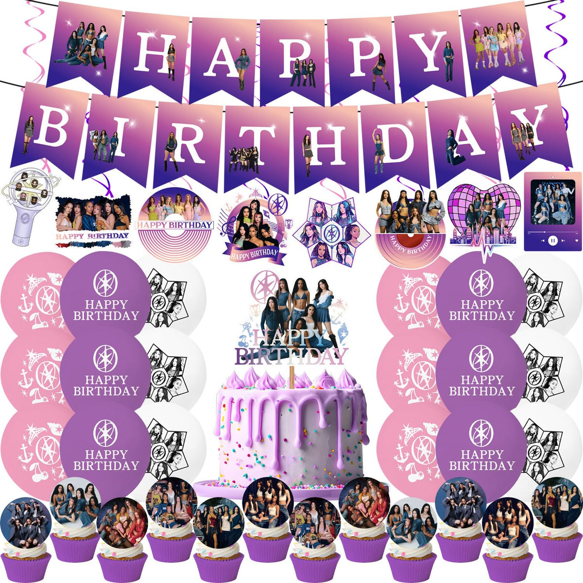 YUNKELIU singer-theme banner enhances party visuals and photo-worthy moments.
