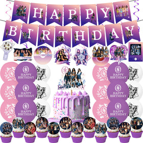 YUNKELIU singer-theme banner enhances party visuals and photo-worthy moments.