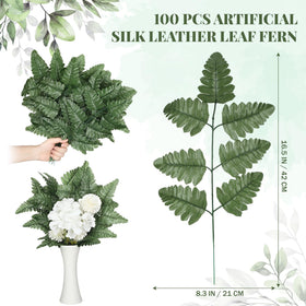 Yunlly artificial silk fern leaves add lifelike texture to arrangements.