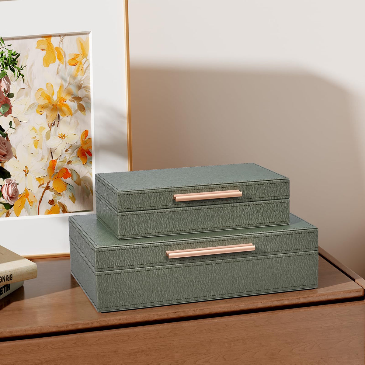 YUNSCEND gift-ready decorative boxes offer practical home storage.