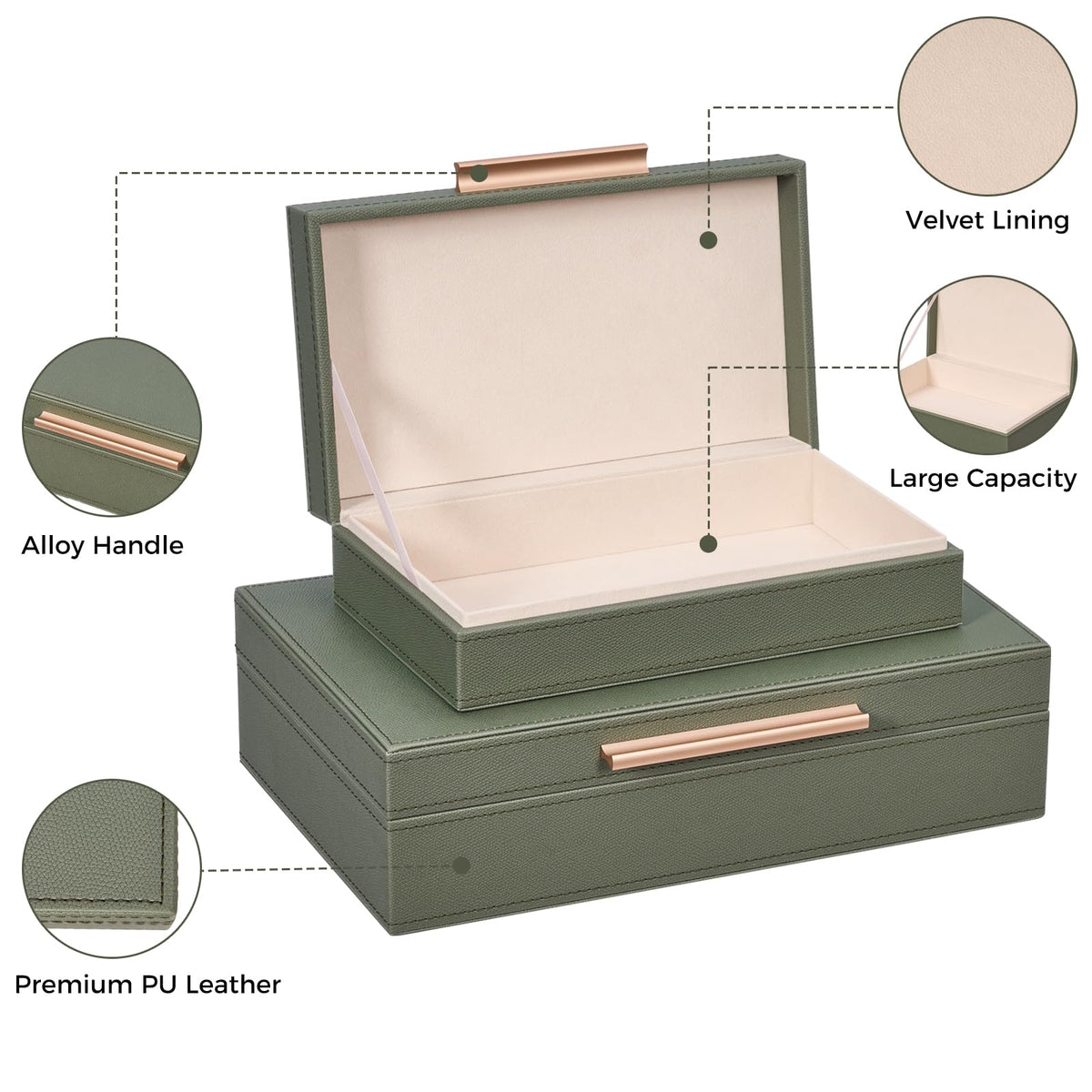 YUNSCEND living room box keeps remotes and stationery neatly organized.