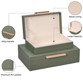 YUNSCEND living room box keeps remotes and stationery neatly organized.