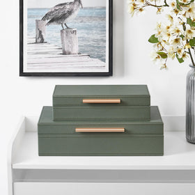 YUNSCEND small memory box stores receipts, photos, and cards.