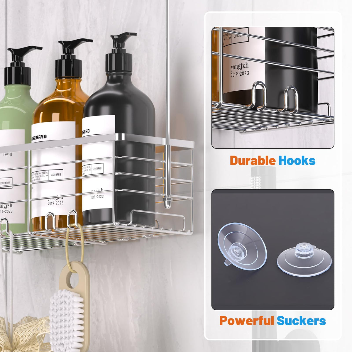 YUOROS 304 stainless steel construction highlights rustproof durability.