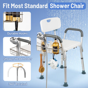 YUOROS anti-scratch, waterproof finish simplifies post-shower cleaning.