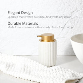 YURIAERY set shown with toothbrush holder for coordinated bathroom style