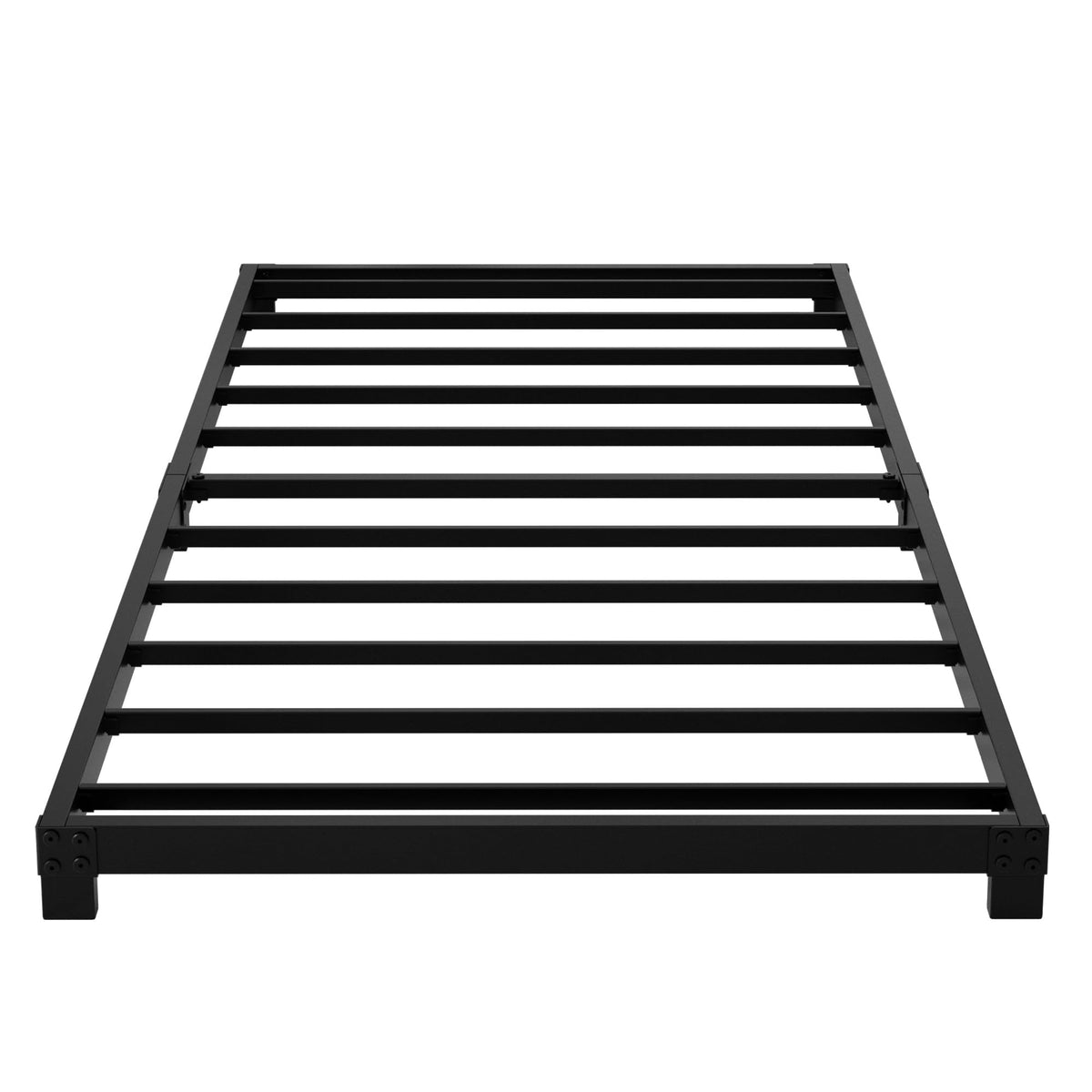 YUSENHEEI bed frame supports up to 2000 lbs for versatile mattresses.