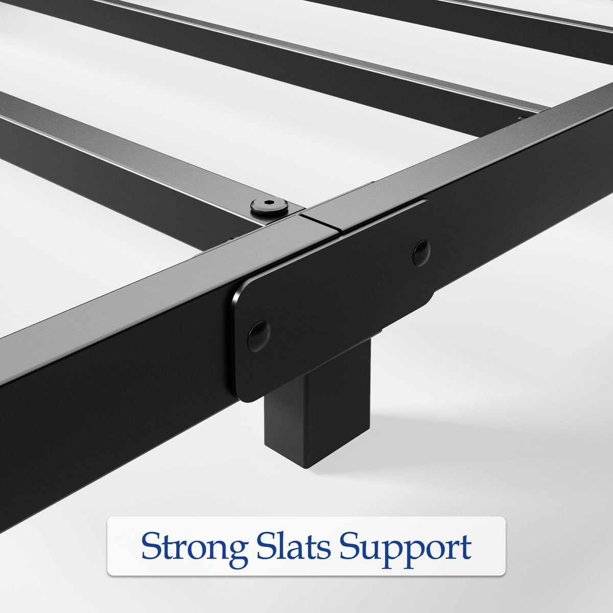 YUSENHEEI bed frame operates quietly, preventing squeaks during night use.