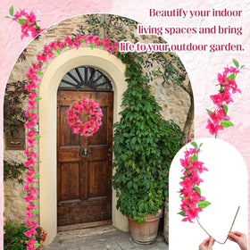 Yuxung rose-red bougainvillea branching stems suit events and residence decor.