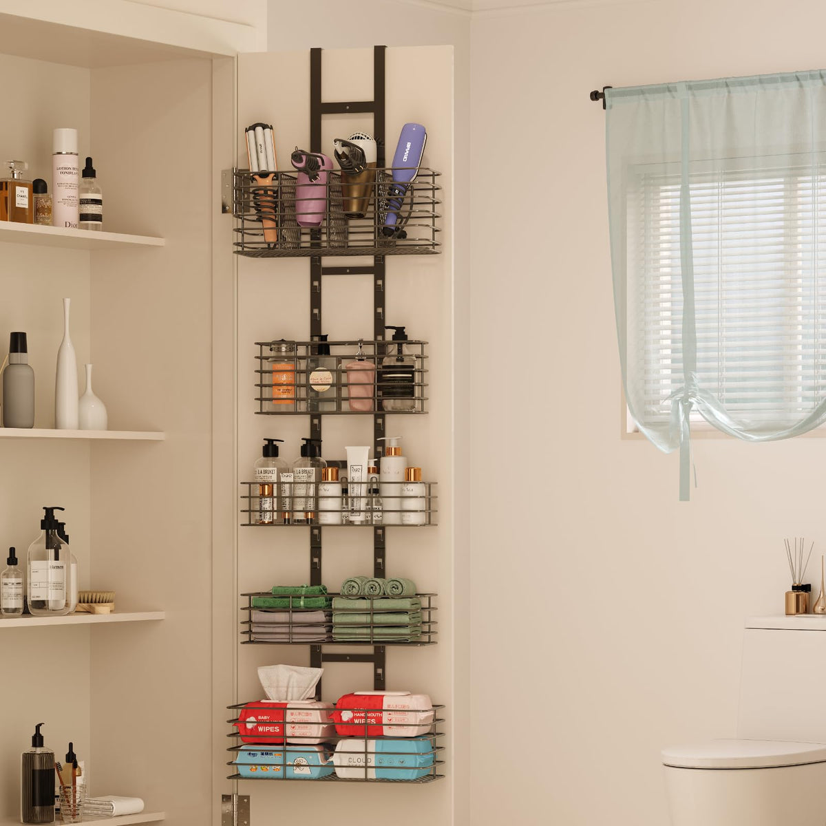 Yuyetuyo basket adhesive-hanging option for quick mounting