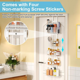 Yuyetuyo hair tool storage baskets keep styling tools organized and accessible.