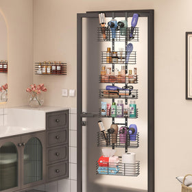 Yuyetuyo non-marking mounting stickers secure the unit to a door with minimal marks