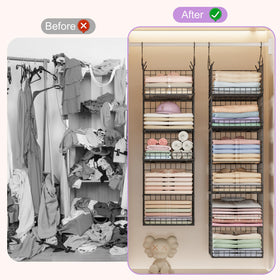Yuyetuyo packaging includes baskets, hooks, dividers and mounting hardware