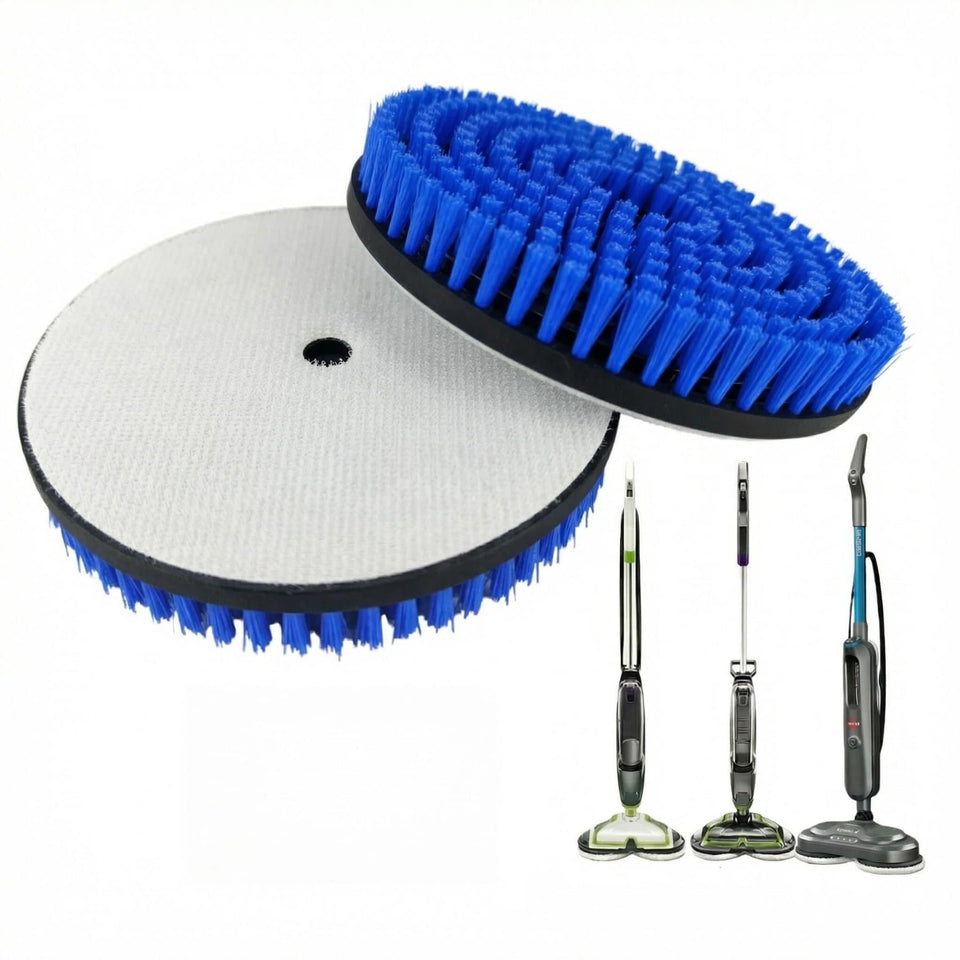YUYUXB Spin Mop brush heads with main attachment for quick compatibility.